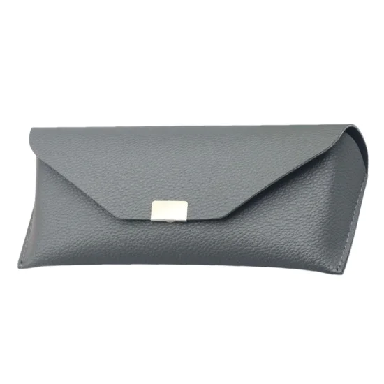 Калъф за очила Techsuit Glasses Case (ETK4) - PU кожа, 16.5 x 8cm - Сив