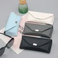 Калъф за очила Techsuit Glasses Case (ETK4) - PU кожа, 16.5 x 8cm - Сив