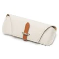 Калъф за очила Techsuit Glasses Case (ETL3) - PU кожа, 17 x 6.5 x 2cm - Швейцарско кафе
