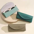 Калъф за очила Techsuit Glasses Case (ETM3) - PU кожа, 15.2 x 6.6 x 3.6cm - Тъмнокафяв