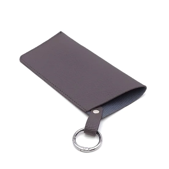 Калъф за очила Techsuit Glasses Case (ETN6) - PU кожа, 17.5 x 8.5cm - Кадифена слива