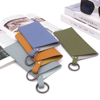 Калъф за очила Techsuit Glasses Case (ETN6) - PU кожа, 17.5 x 8.5cm - Маринован боб