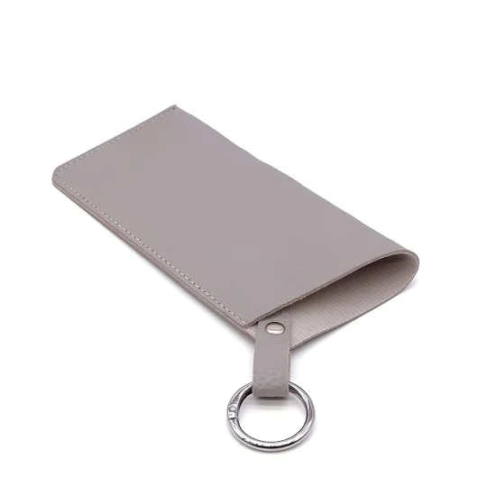 Калъф за очила Techsuit Glasses Case (ETN6) - PU кожа, 17.5 x 8.5cm - Топла пепел
