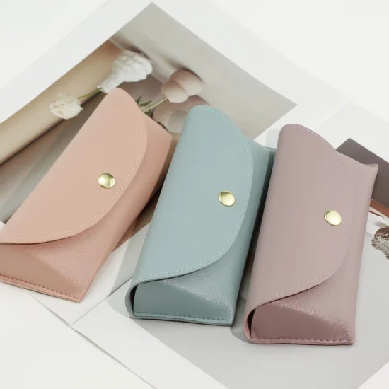 Калъф за очила Techsuit Glasses Case (ETI4) - PU кожа, 17 x 6.5 x 2cm - Кафяв