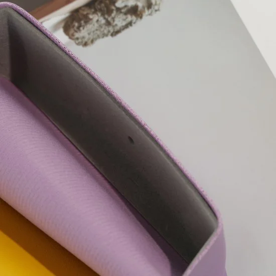 Калъф за очила Techsuit Glasses Case (ETI4) - PU кожа, 17 x 6.5 x 2cm - Кафяв