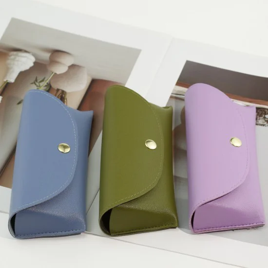 Калъф за очила Techsuit Glasses Case (ETI4) - PU кожа, 17 x 6.5 x 2cm - Кафяв