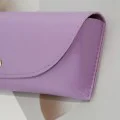 Калъф за очила Techsuit Glasses Case (ETI4) - PU кожа, 17 x 6.5 x 2cm - Кафяв