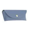 Калъф за очила Techsuit Glasses Case (ETI4) - PU кожа, 17 x 6.5 x 2cm - Син