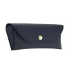 Калъф за очила Techsuit Glasses Case (ETI4) - PU кожа, 17 x 6.5 x 2cm - Син