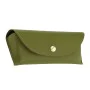 Калъф за очила Techsuit Glasses Case (ETI4) - PU кожа, 17 x 6.5 x 2cm - Зелен