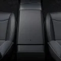 Калъф за подлакътник Spigen Armrest Cover TO240 (ACP06042) - за Tesla Model Y/3 (2022-2023), без лепило, устойчив на надраскване, TPE - Черен
