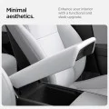 Калъф за подлакътник Spigen Armrest Cover TO240H (ACP07646) - за Tesla Model 3 Highland / Y Juniper, без лепило, устойчив на надраскване - Бял
