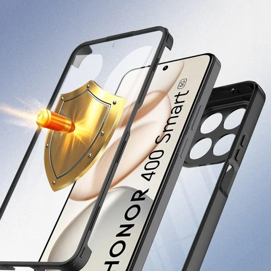 Калъф + протектор – Techsuit ColorVerse 360 Series – Honor 400 Smart 5G / 400 Smart 4G / X7d 4G – Черен