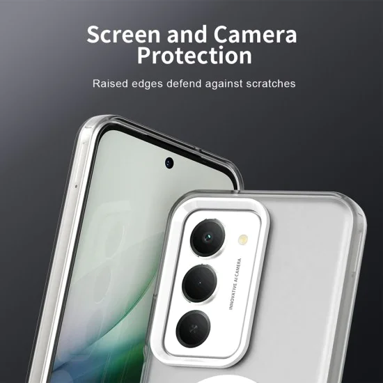 Калъф с MagSafe – Techsuit CandyCase – Xiaomi Redmi 15 4G / Redmi 15 5G – Бял