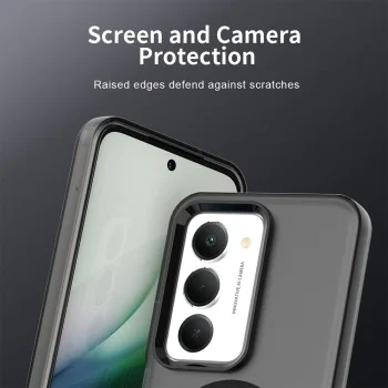 Калъф с MagSafe – Techsuit CandyCase – Xiaomi Redmi 15 4G / Redmi 15 5G – Черен