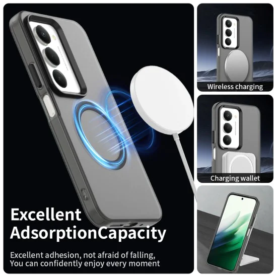 Калъф с MagSafe – Techsuit CandyCase – Xiaomi Redmi 15 4G / Redmi 15 5G – Черен