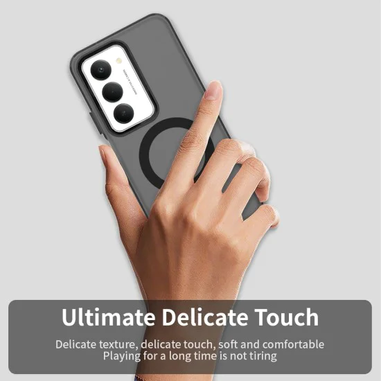Калъф с MagSafe – Techsuit CandyCase – Xiaomi Redmi 15 4G / Redmi 15 5G – Черен
