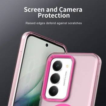 Калъф с MagSafe – Techsuit CandyCase – Xiaomi Redmi 15 4G / Redmi 15 5G – Розов