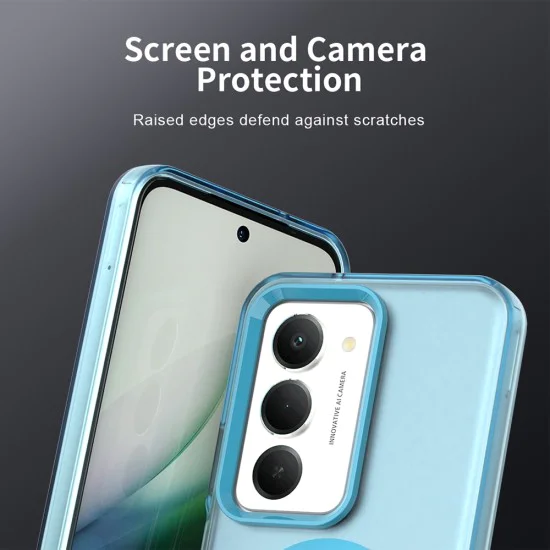 Калъф с MagSafe – Techsuit CandyCase – Xiaomi Redmi 15 4G / Redmi 15 5G – Син