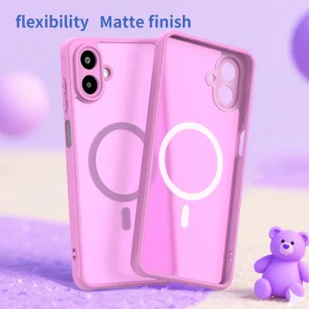 Калъф с MagSafe – Techsuit HaloFrost II – Samsung Galaxy A07 4G – Розов