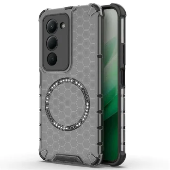 Калъф с MagSafe – Techsuit HoneyComb Shield – Xiaomi Redmi 15 4G / 15 5G – Черен