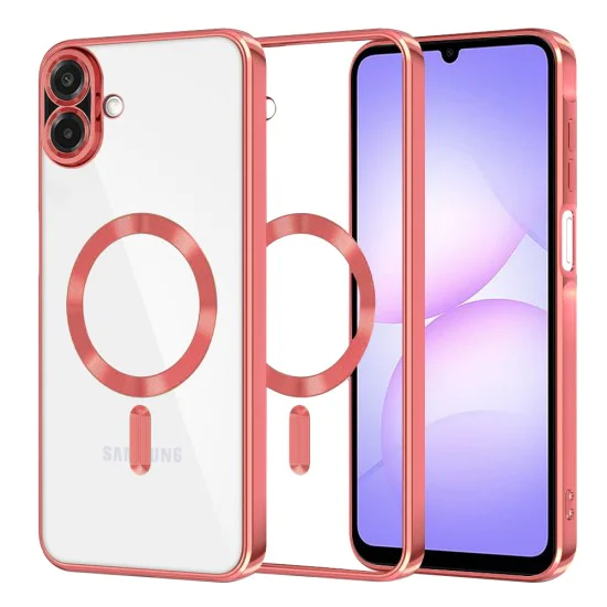 Калъф с MagSafe – Techsuit Luxury Crystal – Samsung Galaxy A07 4G – Червен