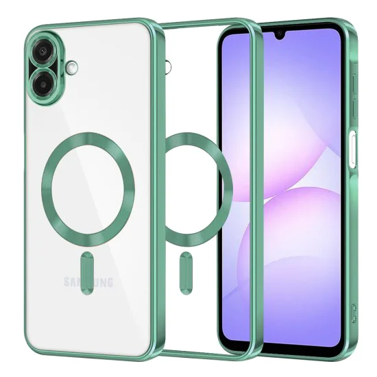 Калъф с MagSafe – Techsuit Luxury Crystal – Samsung Galaxy A07 4G – Светлозелен