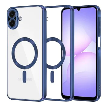 Калъф с MagSafe – Techsuit Luxury Crystal – Samsung Galaxy A07 4G – Тъмносин