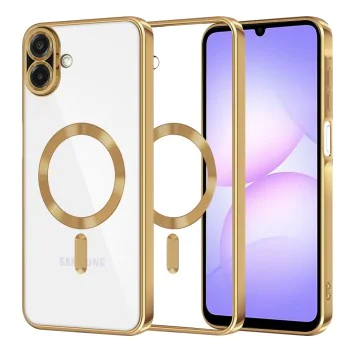 Калъф с MagSafe – Techsuit Luxury Crystal – Samsung Galaxy A07 4G – Златист