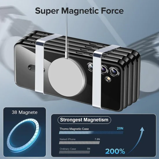 Калъф с MagSafe – Techsuit Luxury Crystal – Samsung Galaxy S25 FE – Розов