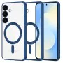 Калъф с MagSafe – Techsuit Luxury Crystal – Samsung Galaxy S25 FE – Тъмносин