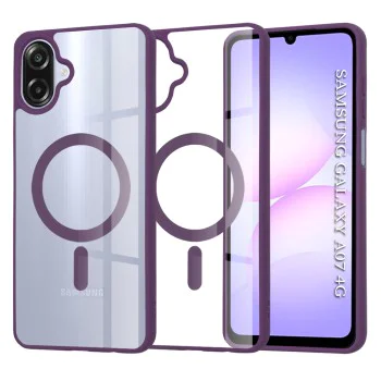 Калъф с MagSafe – Techsuit MagSafe Pro – Samsung Galaxy A07 4G – Лилав