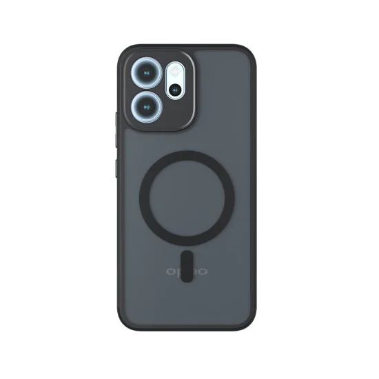Калъф с MagSafe – Techsuit PureFrost – Oppo Reno14 F / Reno14 FS 5G – Матово черен