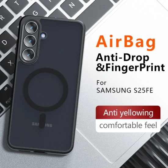 Калъф с MagSafe – Techsuit PureFrost – Samsung Galaxy A07 4G – Матово черен