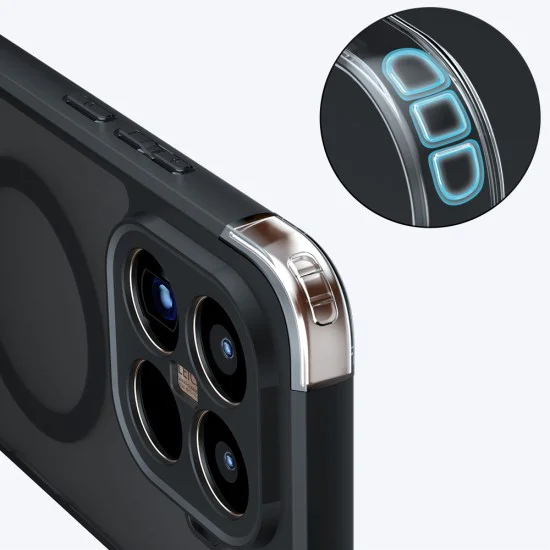 Калъф с MagSafe – Techsuit PureFrost – Xiaomi 15T – Матово черен