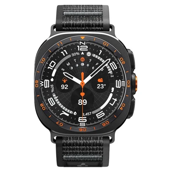 Калъф с каишка Spigen Athlex Air (AMP11614) - Samsung Galaxy Watch Ultra 2 / Watch Ultra 47mm - Черен / Сив