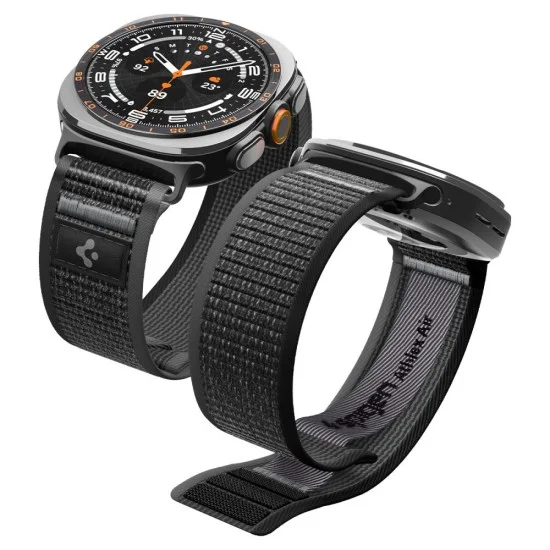 Калъф с каишка Spigen Athlex Air (AMP11614) - Samsung Galaxy Watch Ultra 2 / Watch Ultra 47mm - Черен / Сив