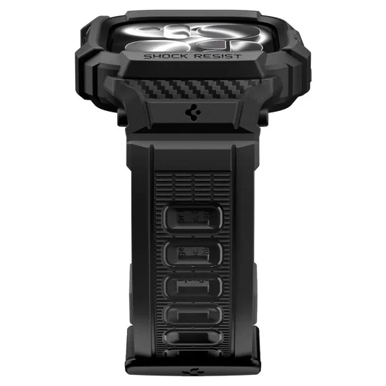 Калъф с каишка Spigen - Rugged Armor Pro (ACS11883) - Apple Watch 12 42mm - Черен