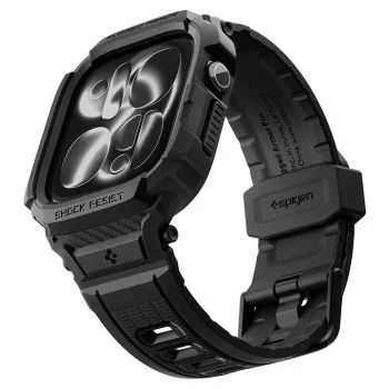 Калъф с каишка Spigen - Rugged Armor Pro (ACS11894) - Apple Watch 12 46mm - Черен