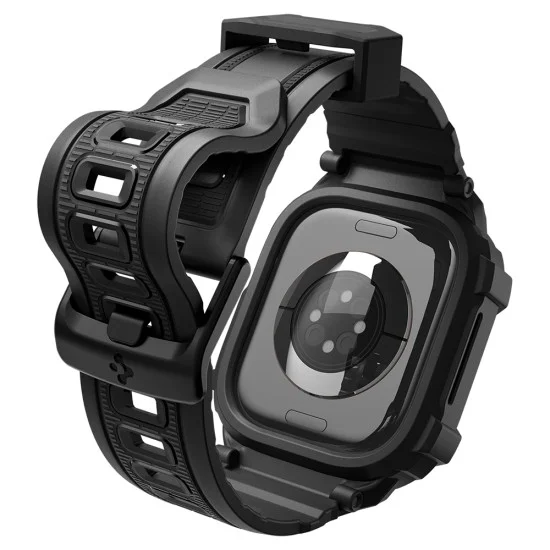 Калъф с каишка Spigen - Rugged Armor Pro (ACS11894) - Apple Watch 12 46mm - Черен