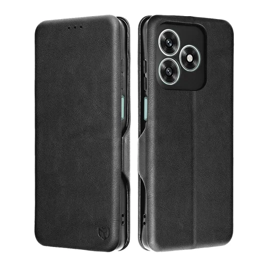 Калъф с портфейл – Honor X5c Plus – Techsuit Safe Wallet Plus – Черен