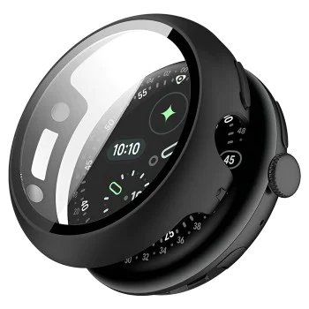 Калъф с протектор за Google Pixel Watch 4 (41mm) - Techsuit Defense360 Pro - Черен