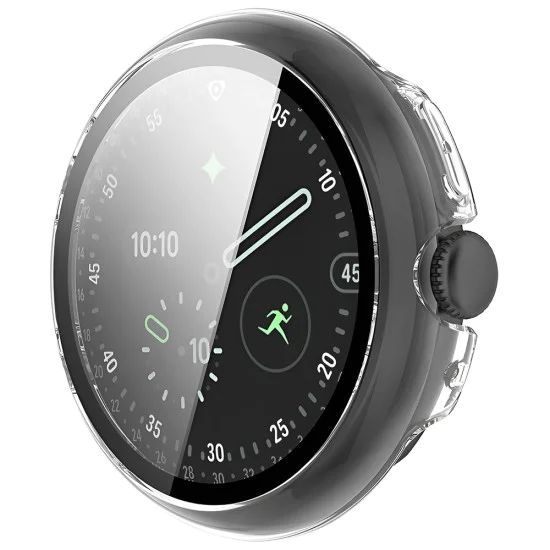 Калъф с протектор за Google Pixel Watch 4 (41mm) - Techsuit Defense360 Pro - Прозрачен