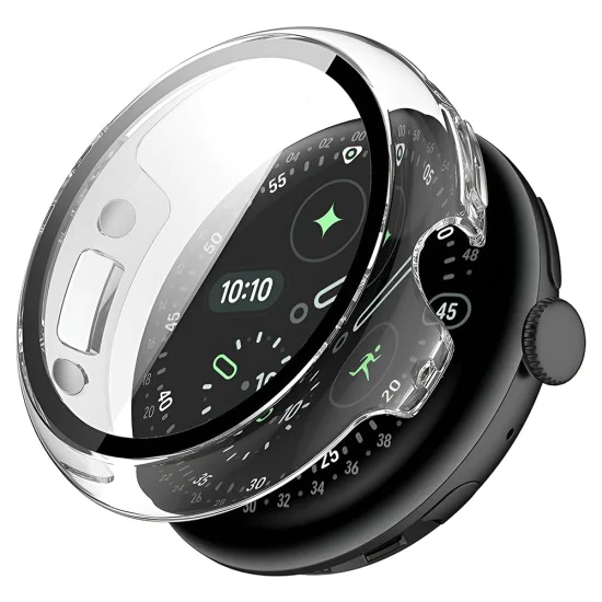 Калъф с протектор за Google Pixel Watch 4 (41mm) - Techsuit Defense360 Pro - Прозрачен