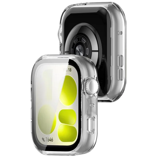 Калъф с протектор за Huawei Watch Fit 5 - Defense360 Pro - Techsuit - Прозрачен
