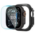 Калъф с протектор за дисплей за Apple Watch Ultra 4 / 3 / 2 / 1 (49mm) Lock Fit (ACS12054) - Spigen - Черен