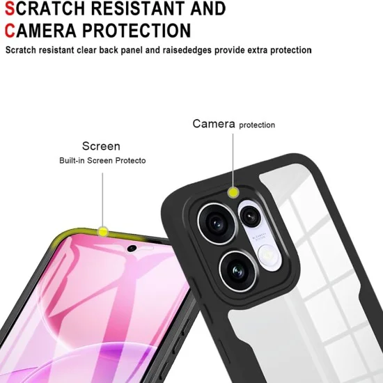 Калъф с протектор за екран Techsuit ColorVerse 360 Series - Oppo Reno16 F / Reno16 FS - Лилав