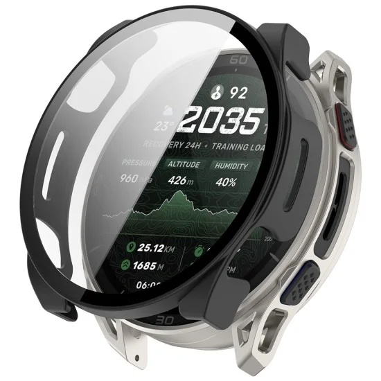 Калъф с протектор за екран Techsuit Defense360 Pro - Amazfit Cheetah 2 Ultra - Черен