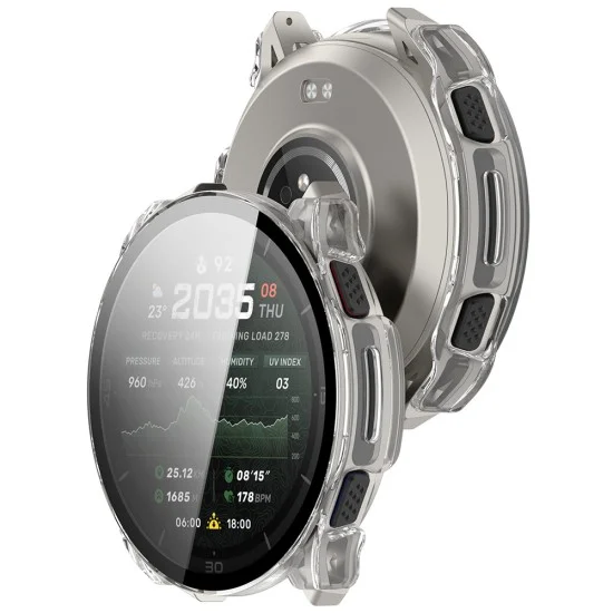 Калъф с протектор за екран Techsuit Defense360 Pro - Amazfit Cheetah 2 Ultra - Прозрачен
