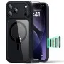 Калъф със протектор за екран ESR Classic Hybrid HaloLock + Screen Protector - iPhone 18 Pro / iPhone 17 Pro - Прозрачно черен
